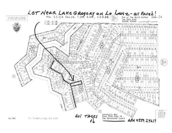 Vacant Parcel Near Lake Gregory,