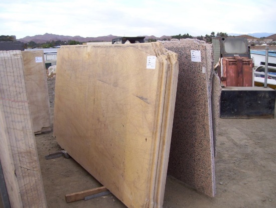 (10) 3/4" Granite Slabs,