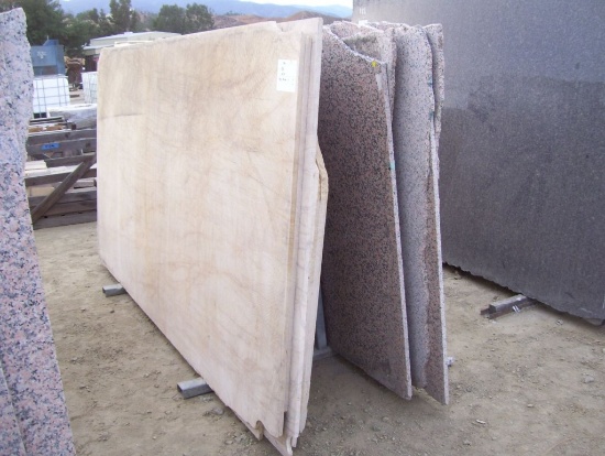 (9) 3/4" Granite Slabs,