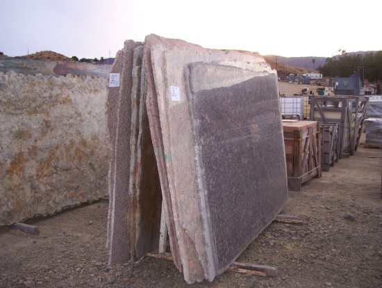 (8) 3/4" Granite Slabs,