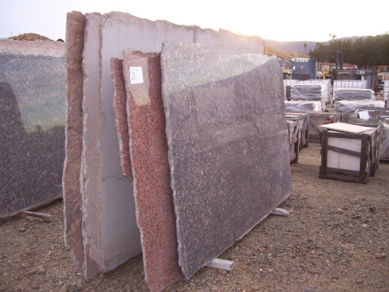 (7) 3/4" Granite Slabs,