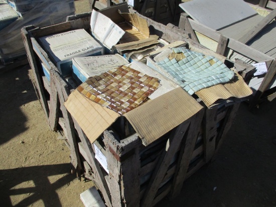 Pallet of Misc 12" x 12" Mosaic Tiles.