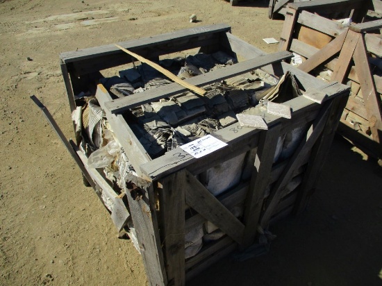 Pallet of 4" x 6" Diamond-Shaped Tiles.