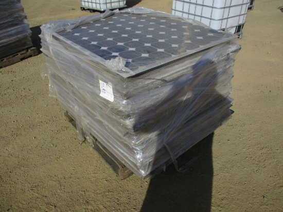 Pallet of (7) Solar Panels.