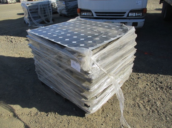Pallet of (7) Solar Panels.