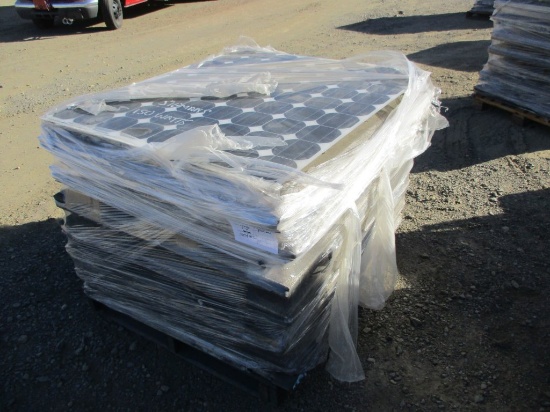 Pallet of (7) Solar Panels.