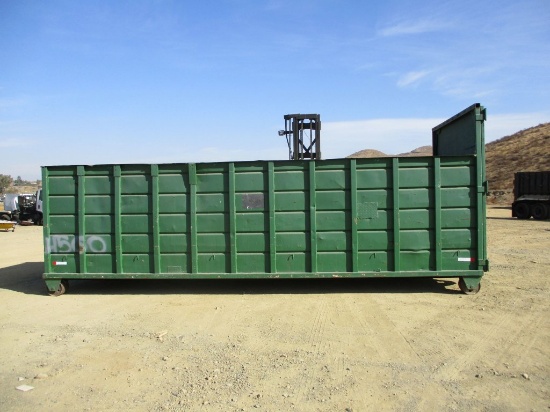 8' x 23' x 9'6" Roll Off Bin.