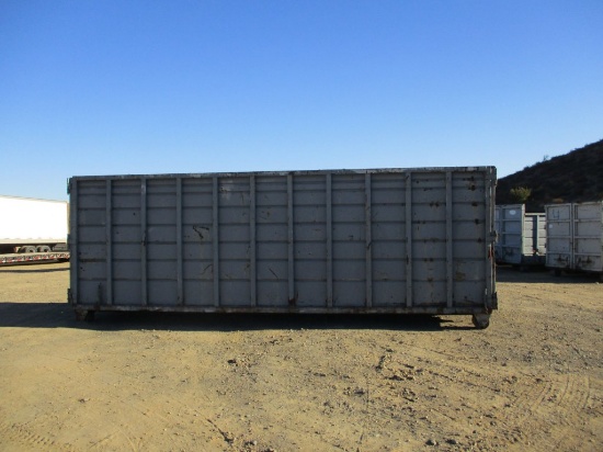 8' x 23' x 8' Roll Off Bin.