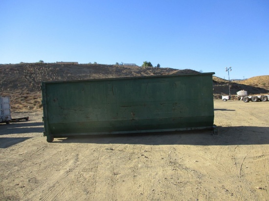 7'6" x 23' x 7'10" Roll Off Bin.