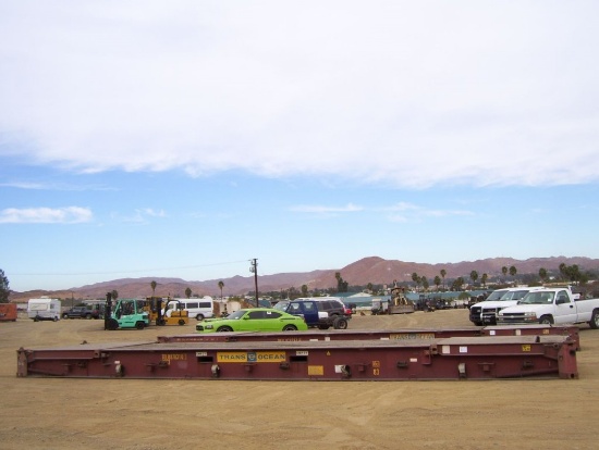 Sicom Domino 8' x 40' Collapsible Flat Rack,