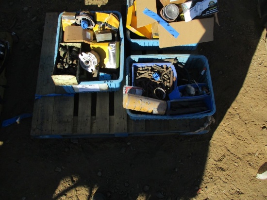 Pallet of Misc Equipment Parts, Including