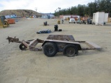 Tilt Bed Equipment Trailer,