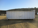 8' x 23' x 7' Roll Off Bin.