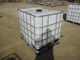 265 Gallon Plastic Container w/Metal Cage.
