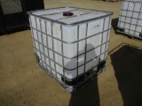 265 Gallon Plastic Container w/Metal Cage.