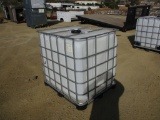 265 Gallon Plastic Container w/Metal Cage.