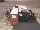 Pallet of Misc Items, Including Tool Boxes,