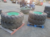 (4) 13.00-24 Foam Filled Tires & Rims.