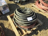 Pallet of Various Sized Water Hose.