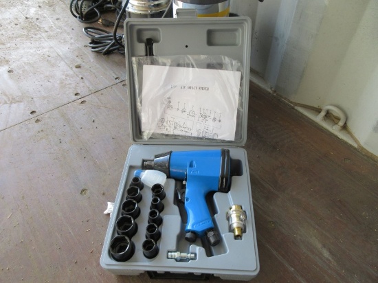 Unused 1/2" Drive Pneumatic Impact Wrench Kit.
