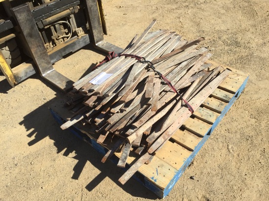 Pallet of Wooden Stakes.