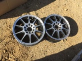 (2) Custom Wheels.