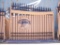 Unused 16' Bi-Parting Wrought Iron Gates,