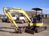 2009 Komatsu PC35MR-3 Mini Excavator,