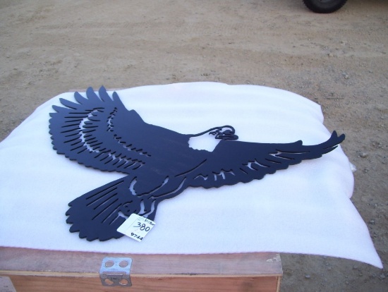 Unused 32" Metal Eagle Wall Hanging.