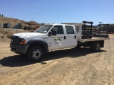 Ford F550XL Crew Cab Flatbed Truck,