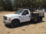 Ford F350 Flatbed Truck,