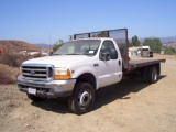 Ford F550XLT Flatbed Truck,