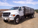 Ford F650XL Flatbed Truck,