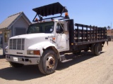 International 4700 Flatbed Truck,