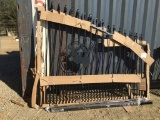 Unused 16' Bi-Parting Iron Gates,