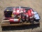 Pallet of Fire Extinguishers, Truck Mirror,