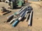 Lot of Misc Plastic Pipe, Base Shoe,