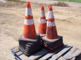 Lot of Construction Cones.