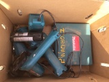 Misc Box of Makita Tools & Charger.