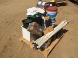 Pallet of Misc PVC Pipe Fittings, Pipe,
