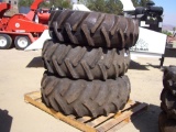 (2) 16.9x24 Tractor Tires & Rims,