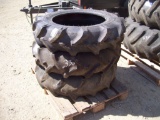 (2) 9.5x22 Tractor Tires & Rims,