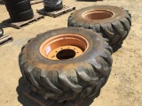 Pallet of (2) Galaxy 19.5L24 Tires & Rims.