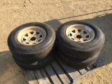 Pallets of (4) Unused Carlisle 215/75D14 Tires