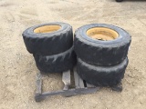 Pallet of (4) 12x16.5 Tires & Rims.