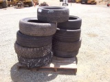 Pallet of (9) Misc Tires.