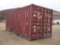 2004 CIMC 8' x 20' x 8' Container,