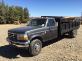 Ford F350 Custom Dually Flatbed Truck,