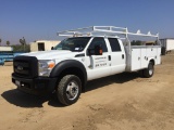 2016 Ford F550 Crew Cab Service Truck,