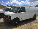 2005 Chevrolet Express 3500 Cargo Van,